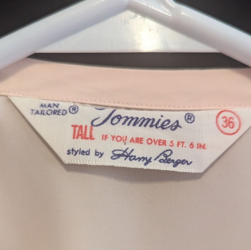 Vintage 1950s DEADSTOCK Cold Rayon Pajamas TALL GALS By TOMMIES Bust: 42" M/L - Picture 11 of 11